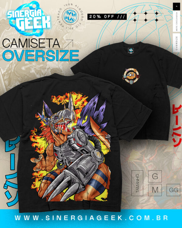 OVERSIZED MetalGreymon